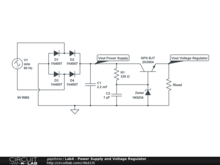 Lab4 - Power Supply and Voltage Regulator