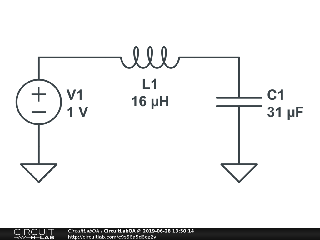 step response concerns 0 Resistance LC circuit Electronics Q&A
