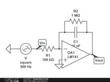 Integrating circuit