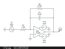 Lowpass Filter Lab 8