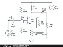 transistor amplifier #1