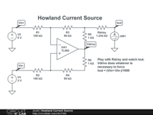 Howland Current Source