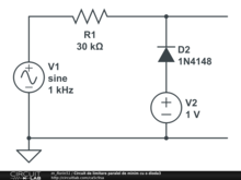 Circuit de limitare paralel de minim cu o dioda3