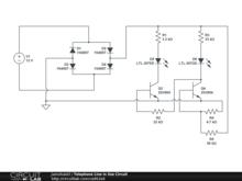 Telephone Line in Use Indicator Circuit