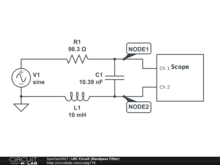 LRC Circuit (Bandpass Filter)