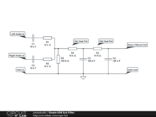 Simple 6DB Sub Filter