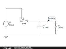 Capactior Lab 3, 2.1