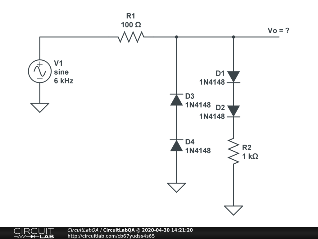 Clipper circuit Electronics Q&A CircuitLab