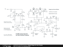 Output Section for Hex-Preamp