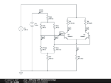 Diff Amp with Whetstone bridge