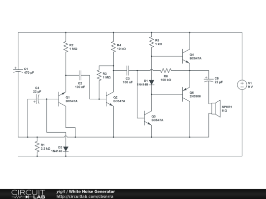 White Noise Generator CircuitLab