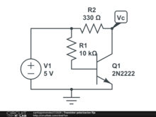 Transistor polarizacion fija