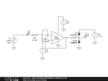 non-inverting attenuation 5v down to 3.3v