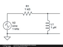 Circuit de derivare RL in tensiune