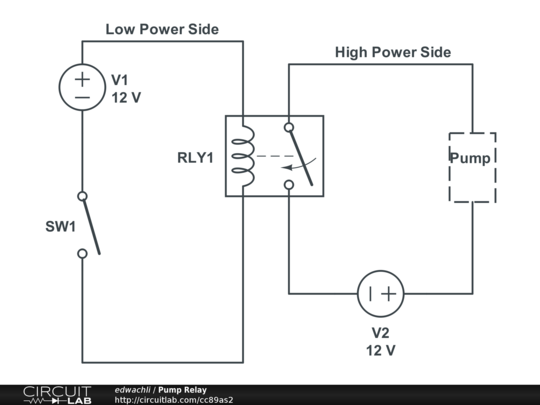 Pump Relay - CircuitLab