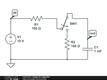 Carga no Capacitor