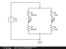 Lab 1 - Wheatstone Bridge Circuit