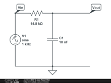 EXP 1: Low Pass Filter