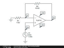 EnC Lab 2 - Non-inverting Amplifier