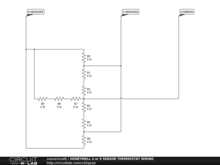 HONEYWELL 4 or 9 SENSOR THERMOSTAT WIRING