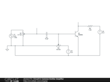 Circuit 6: Common Emitter Amplifier
