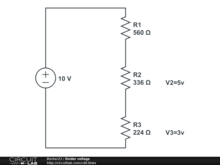 Divider voltage