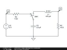 carga y descarga de un condensador
