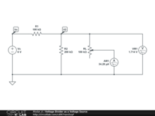 Voltage Divider as a Voltage Source