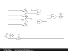 Car door circuit