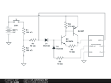 uC switching by BJT