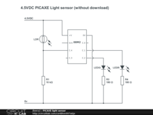PICAXE light sensor