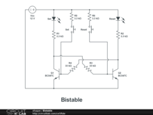 Bistable Transistor Multivibrator