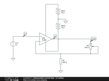 Ungrounded current loop - u1 sweep