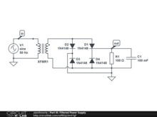 Part III: Filtered Power Supply