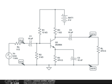 common emitter amplifier