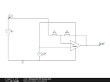 Komparator DC Sweep Sim