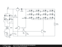 circuito de luz de emergencia