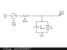 LRC Resonant Circuit