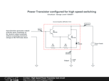 High Speed Power Transistor test circuit