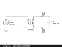 Exercise 1: 600μF capacitor