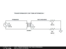 TRANSFORMADOR CON TOMA INTERMEDIA I