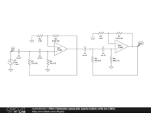 Filtro Chebyshev passa-alta quarta ordem corte em 10Khz
