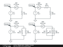 Physics Lab 1 - Section 1 Circuits