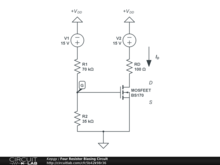 Four Resistor Biasing Circuit