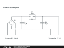 USB Fahrad Stromquelle