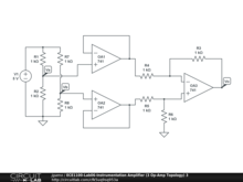 ECE1100-Lab06-Instrumentation Amplifier (3 Op-Amp Topology) 3