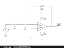 Active Highpass Filter