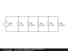 Schematic 6 - Total Parallel Resistance