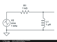 circuit de derivare rl in tensiune