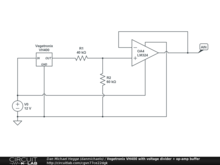 Vegetronix VH400 with voltage divider + op-amp buffer